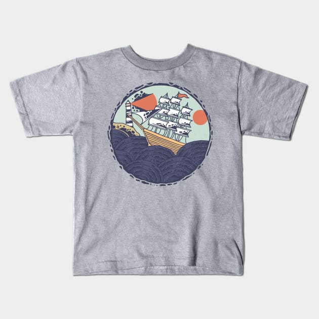 A Life On The Ocean Waves. Kids T-Shirt by Buy Custom Things